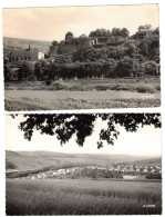 57 - 2 CARTES : SIERCK-LES-BAINS LE CHÂTEAU FORT ET SA CHAPELLE - ENVIRONS DE SIERCK-LES-BAINS APACH - VUE 3 FRONTIÈRES - Altri & Non Classificati