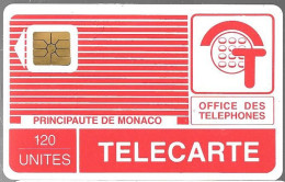 CARTE²°-PUBLIC-MONACO-PYJAMA-120U-MP17-So2-07/88-V°0711-UTILISE-TBE/RARE - Monaco