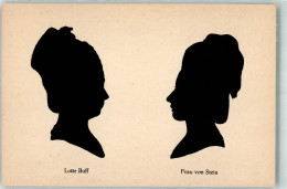 39744609 - Lotte Buff  Und Frau Von Stein  Goethe, Johann Wolfgang  Silhouetten II - Autres & Non Classés