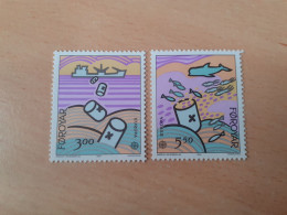 TIMBRES  FEROE    ANNEE   1986   N  128  /  129     NEUFS  LUXE** - Islas Faeroes