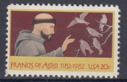 UNITED STATES 1604,unused - Cristianesimo