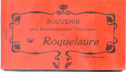 09 - Carnet Complet De 12 Cartes - Etablissement Thermal De Roquelaure - Escouloubre - Carcanièrees - Sonstige & Ohne Zuordnung