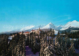 72692389 Vysoke Tatry Kirche Panorama Winter Slowakische Republik - Eslovaquia