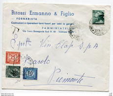 Siracusana Lire 5 Usato In Arrivo Come Segnatasse - 1946-60: Storia Postale