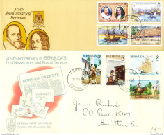 Annata Completa FDC 1984 (senza Foglietti). - Bermudes