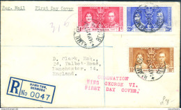 Famiglia Reale 1937. FDC. - Bermuda