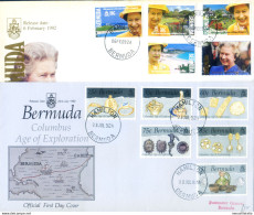 Annata Completa FDC 1992. - Bermudes