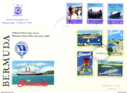Annata Completa FDC 1994. - Bermudes