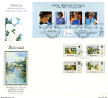 4 FDC Del 1998. - Bermuda