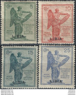 1922 Libia Vittoria 4v. MNH Sassone N. 34/37 - Autres & Non Classés