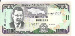 JAMAIQUE 100 DOLLARS 2011 AUNC P 84 F - Giamaica