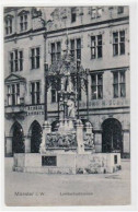 39063209 - Muenster Mit Lambertusbrunnen Ungelaufen  Gute Erhaltung. - Münster