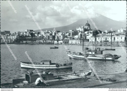 Br299 Cartolina Torre Annunziata Panorama E Vesuvio Provincia Di Napoli Campania - Napoli (Napels)