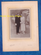 Photo Ancienne - NOGENT Sur SEINE - Portrait De Mariage , Homme & Femme à Identifier - G. Lacoste Photographe Robe Mode - Anonyme Personen