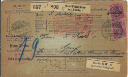 ALLEMAGNE Ca.1904: Bulletin D'Expédition De Neu-Weissensee Bei Berlin Pour Genève (Suisse) - Lettres & Documents