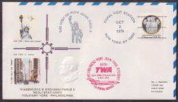 Vatican USA 1979, Pope Paul John II Visit - New York, Special Cover - Other & Unclassified