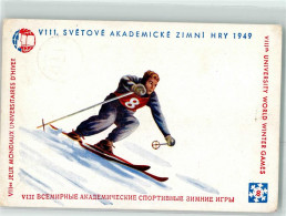 13953409 - VIII Akademische Welt Winterspiele 1949 Tschechien Ski - Deportes De Invierno