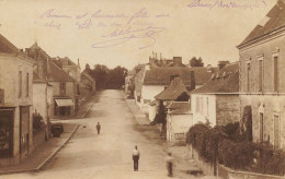 Derval * RARE Carte Photo 1905 ! * Rue Municipale * Cachet Maison De La Presse BRIAND * Villageois - Derval