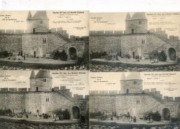 11 - Carcassonne - Théâtre De La Cité - Charles VII Chez Ses Grands Vassaux - Lot De 18 Cartes - 31 Juillet 1910 - Carcassonne