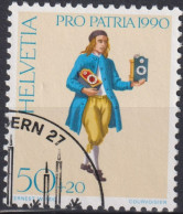 1990 Schweiz Pro Patria, Ausrufbilder, Uhrenhändler, ⵙ Zum:CH B228, Mi:CH 1418, Yt: CH 1344 - Used Stamps