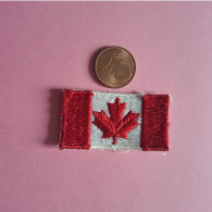 Canada - Drapeau Tissé 5 X 2.5 Cm - Ecussons Tissu