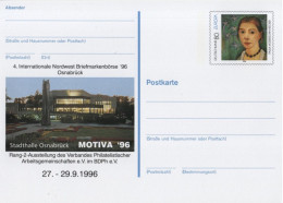 Germany Deutschland 1996 Briefmarkenborse Osnabruck, Europa, Paula-Modersohn-Becker - Postkarten - Ungebraucht