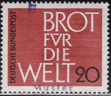 GERMANY(1962) Bread For The World. MUSTER (specimen) Overprint. Advent Collection. Scott No 854. - Other & Unclassified