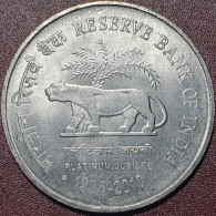 India 2 Rupees, 2010 Reserves Bank 75 Km386 - Inde