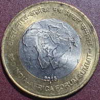 India 10 Rupees, 2015 3rd Indian And African Forum KM441 - Indien