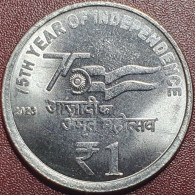 India 1 Rupee, 2023 Independence 75 UC252 - India