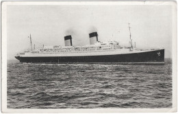 CPSM BATEAUX. PAQUEBOT "ILE DE FRANCE" DE LA COMPAGNIE GÉNÉRALE TRANSATLANTIQUE - Paquebots