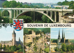 SOUVENIR DE LUXEMBOURG - MULTI VUES - Luxemburg - Town