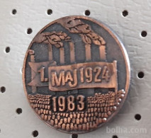 1. May Labour Day 1924/1983 Slovenia Pin - Andere & Zonder Classificatie