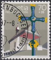 1996 Schweiz Pro Patria, Magdalena-Kapelle, ⵙ Zum:CH B251, Mi:CH 1577, Yt: CH 1505 - Gebruikt