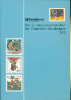 Bund Jahrbuch 1992 Mit Allen Marken Postfrisch Und Schwarzdruck (XL9582) - Ungebraucht