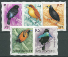 Papua Neuguinea 1992 Paradiesvögel 663/67 I Postfrisch - Papouasie-Nouvelle-Guinée