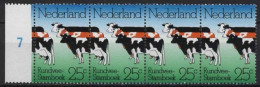 Niederlande 1974 Jahrestage Rinderrassen 1032 ZD Postfrisch - Ungebraucht