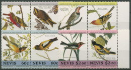 Nevis 1985 200. Geburtstag Von J J Audubon, Vögel 268/75 ZD Postfrisch, 4 Paare - Otros - América