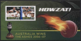 Australien 2007 Kricket-Match Sieg Gegen England Block 67 Postfrisch (C24260) - Blocchi & Foglietti