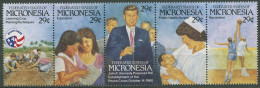 Mikronesien 1992 US Friedenskorps In Mikronesien 254/58 ZD Postfrisch (C74175) - Mikronesien