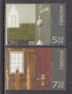 2006 Faroe Sandur Church Complete Set Of 2 MNH  @ BELOW FACE VALUE - Faroe Islands