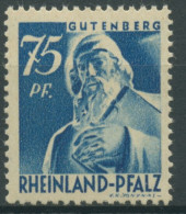 Französische Zone: Rheinland-Pfalz 1947 Gutenberg 13 Vw Postfrisch - Rheinland-Pfalz