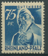 Französische Zone: Rheinland-Pfalz 1947 Gutenberg 13 Vw Postfrisch - Rhine-Palatinate