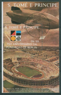 Sao Tomé Und Príncipe 1988 Zeppelin über Berlin Block 180 Gestempelt (C27066) - Sao Tomé Y Príncipe