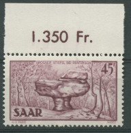 Saarland 1949 Freimarke 286 Oberrand Postfrisch - Neufs