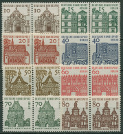 Berlin 1964/65 Kleine Bauwerke Bogenmarken Waagerechte Paare 242/49 Postfrisch - Unused Stamps