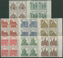 Berlin 1964/65 Kleine Bauwerke 4er-Block Mit Rand Rechts 242/49 Postfrisch - Unused Stamps