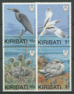 Kiribati 1989 Vögel Mit Jungen Riffreiher Tropikvogel 517/20 ZD Postfrisch - Kiribati (1979-...)
