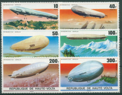 Obervolta 1976 75 Jahre Zeppelin-Luftschiffe 625/30 Postfrisch - Obervolta (1958-1984)