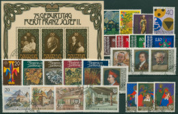 Liechtenstein Jahrgang 1981 Komplett Gestempelt (G6513) - Used Stamps